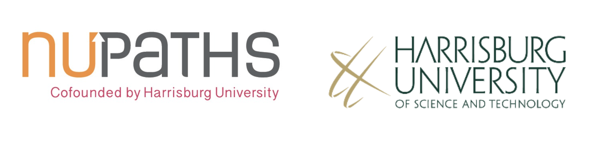 Harrisburg University and NuPaths logo